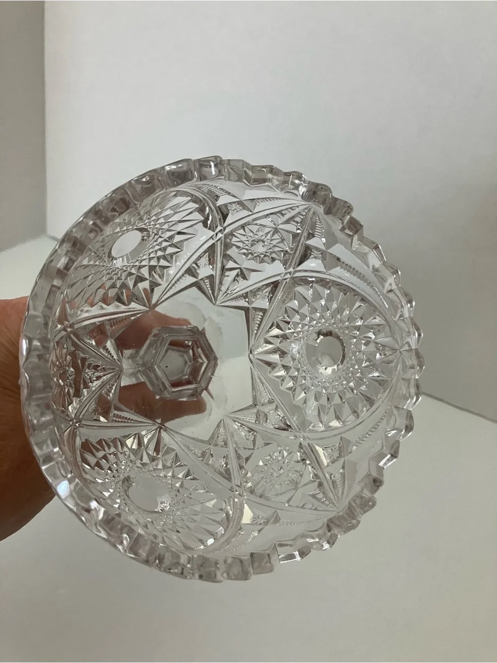 Antique McKee Glass EAPG Compote Pedestal Bowl - Clear